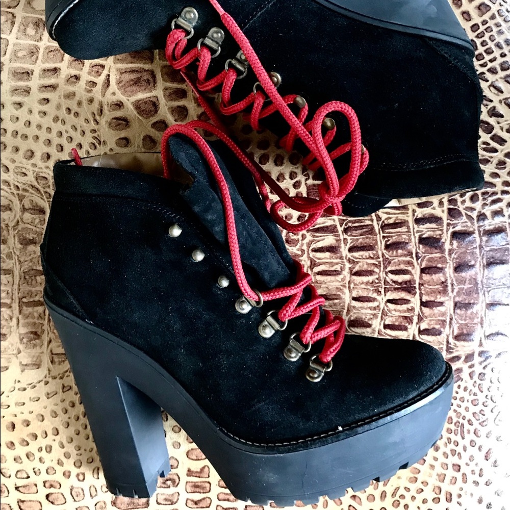 Ralph Lauren suede booties